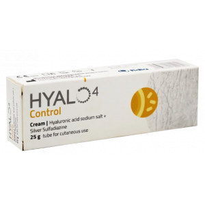 HYALO 4 CONTROL CREAM ( SODIUM HYALURONATE 0.2% + SILVER SULFADIAZINE 1% ) — 25 GM CREAM